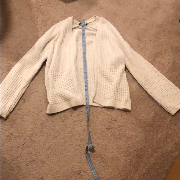 Chenille mixed stitch cardigan sz XXS - Picture 5 of 8